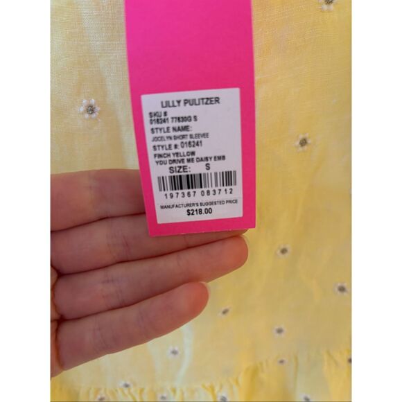 NWT LILLY PULITZER Jocelyn Linen Dress, Small $218 - Picture 6 of 10